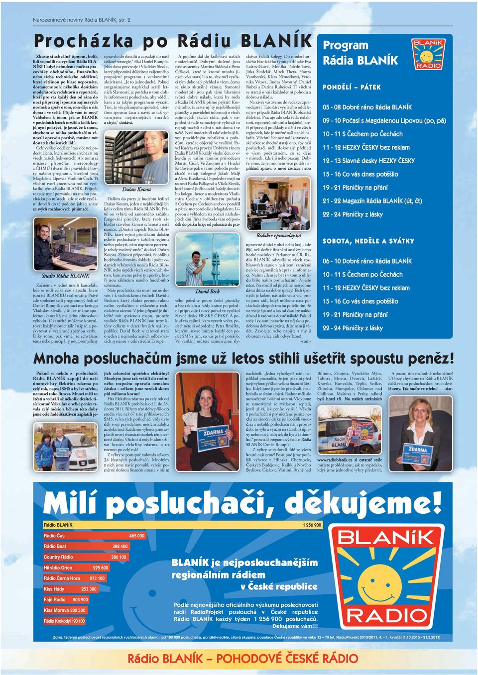 Rádio BLANÍK vysílá od července loňského roku už i ve východních Čechách!  Více na str. 3. Slavíme 12. narozeniny Rádia BLANÍK! - PDF Free Download