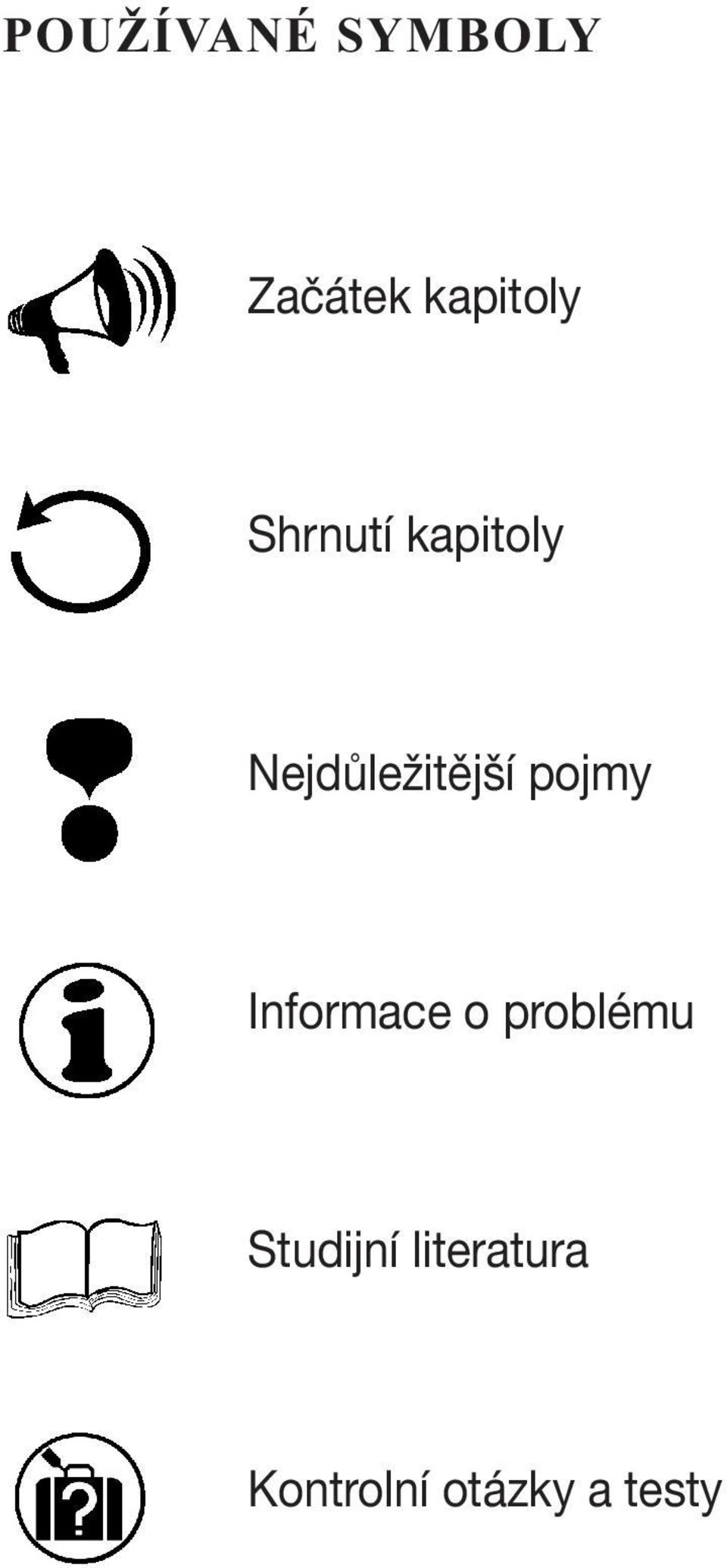 pojmy Informace o problému