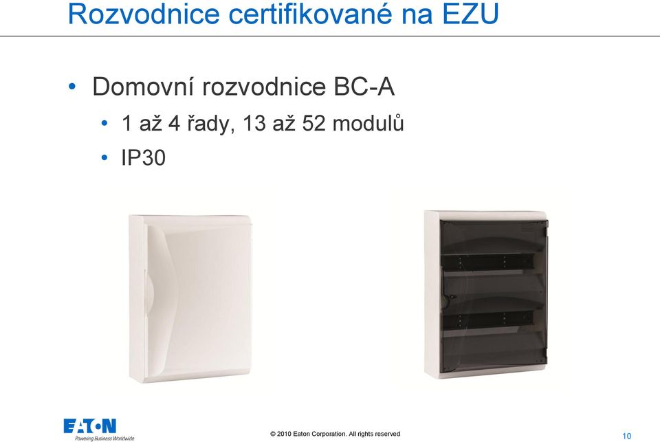 Domovní rozvodnice BC-A