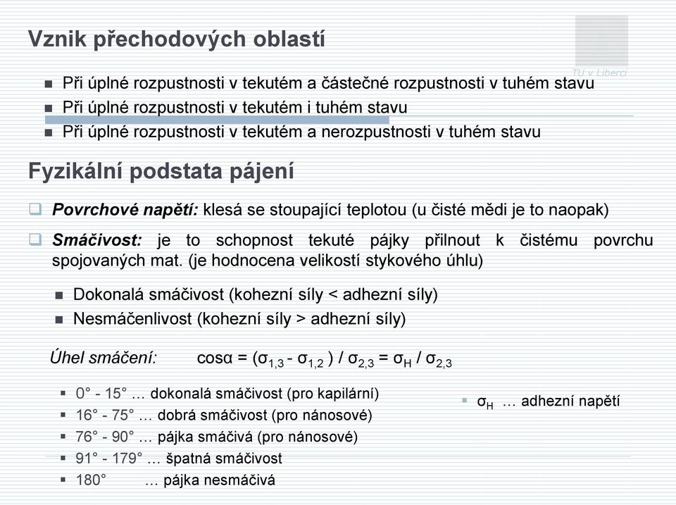 čistému povrchu spojovaných mat.