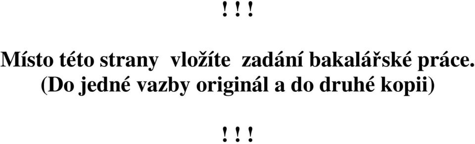 bakalářské práce.