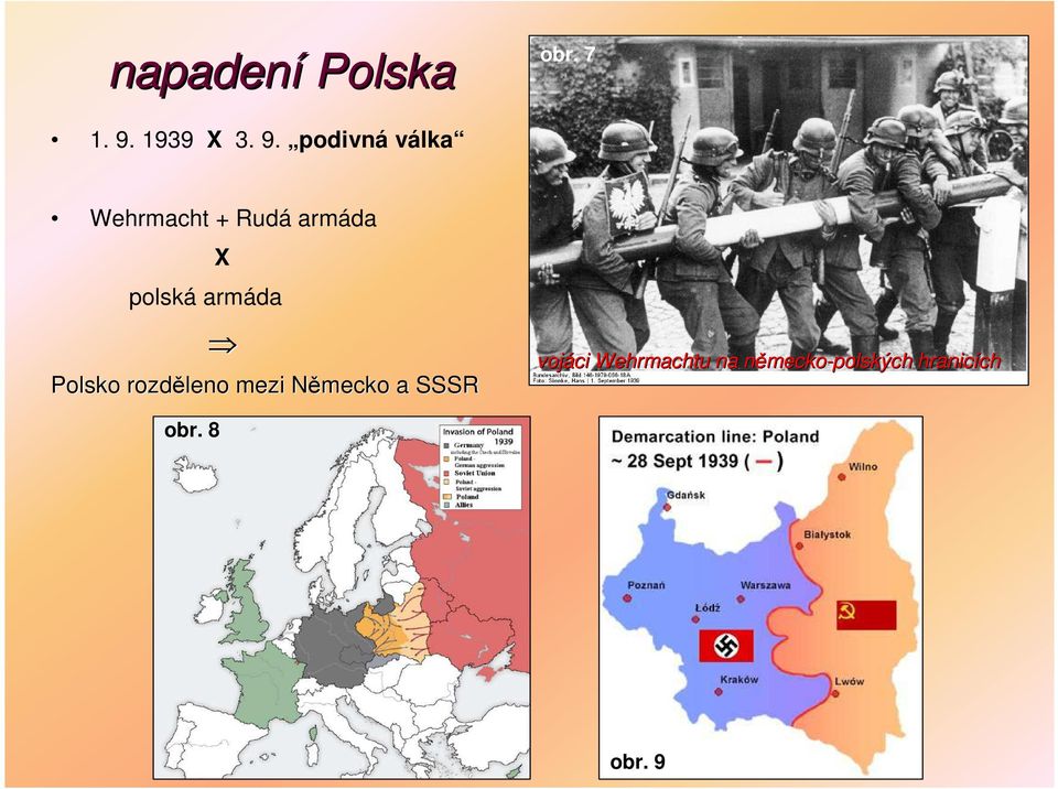 podivná válka Wehrmacht + Rudá armáda X polská