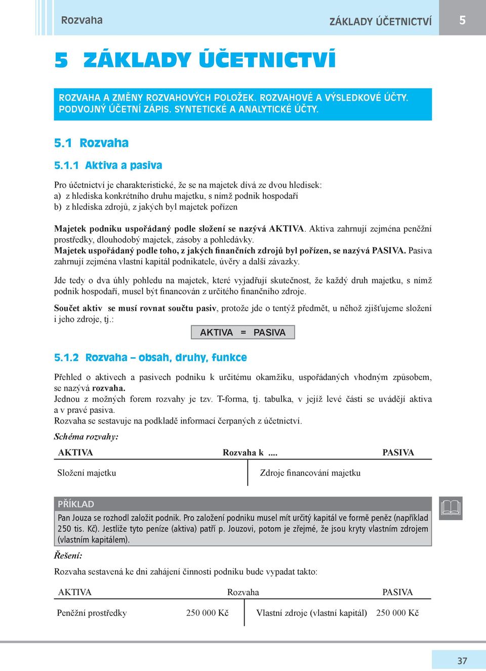 1 Aktiva a pasiva Pro účetnictví je charakteristické, že se na majetek dívá ze dvou hledisek: a) z hlediska konkrétního druhu majetku, s nímž podnik hospodaří ) z hlediska zdrojů, z jakých yl majetek