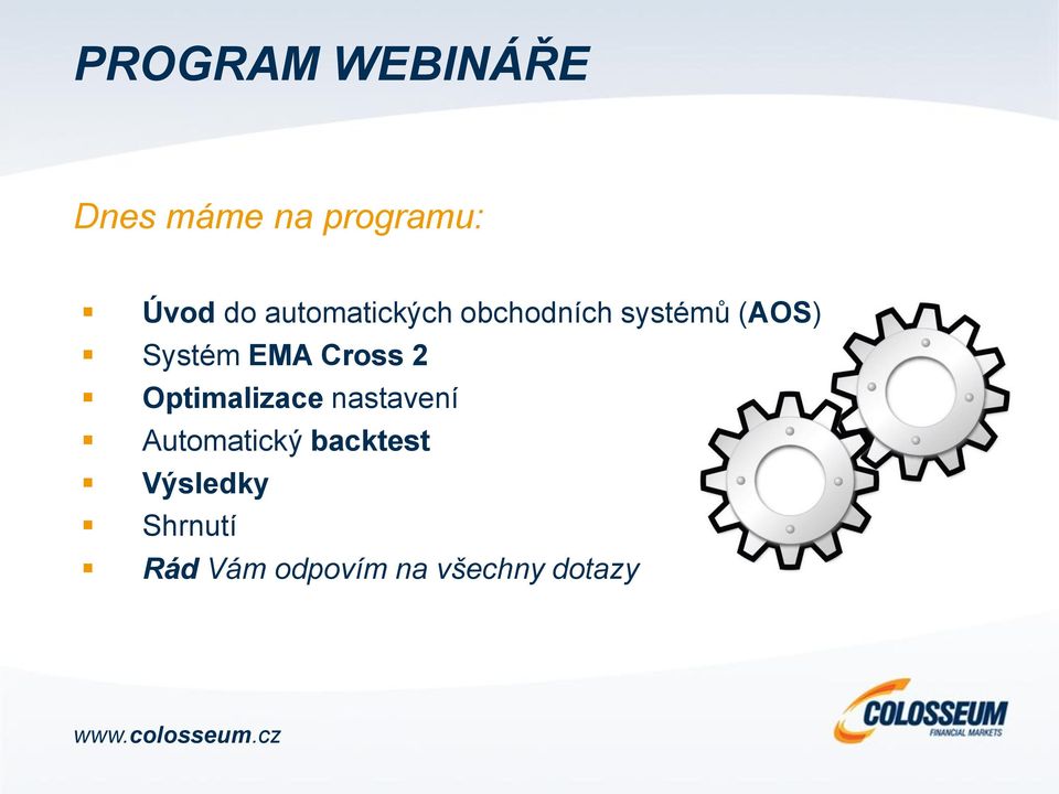 Cross 2 Optimalizace nastavení Automatický