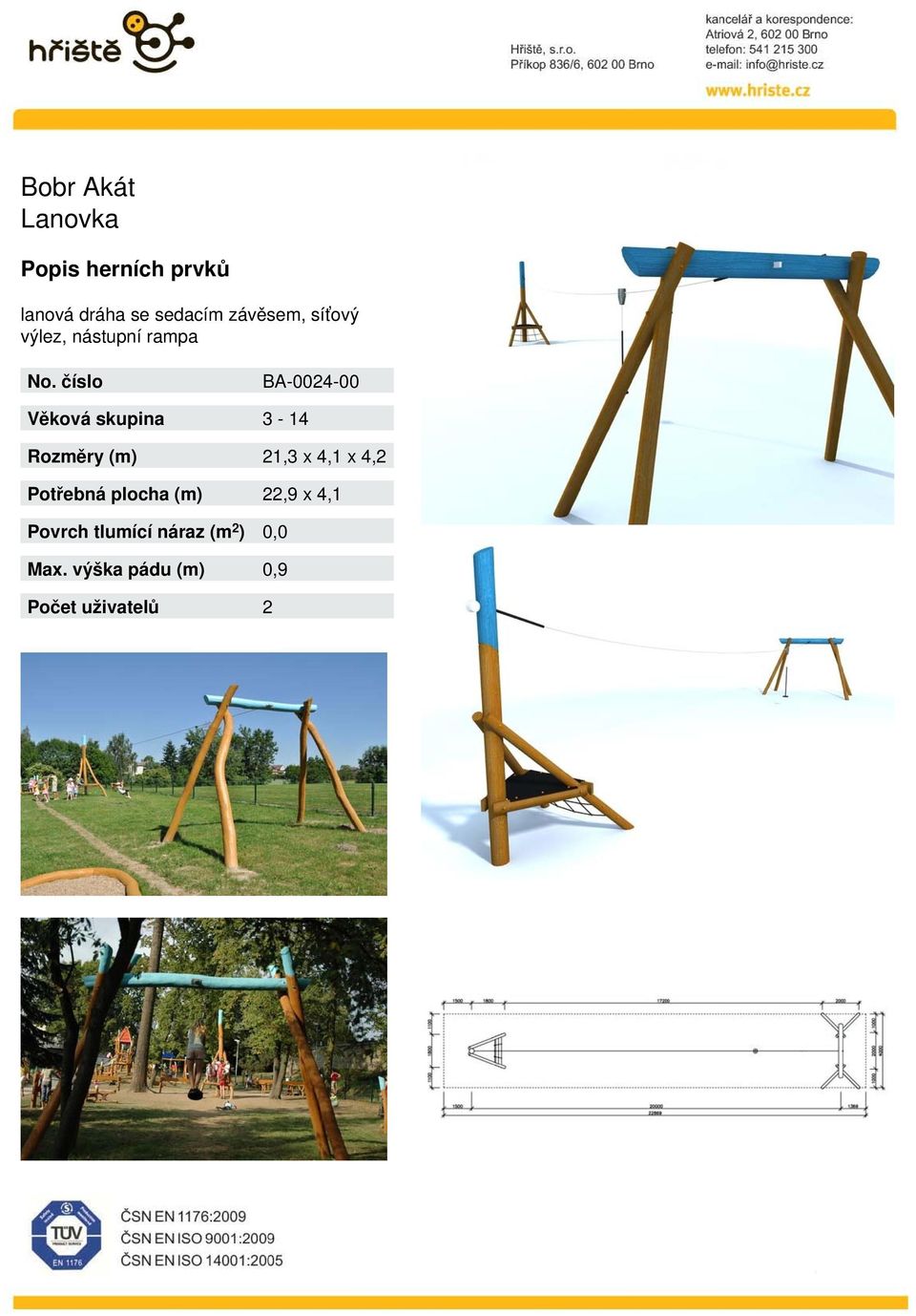 nástupní rampa BA-0024-00 3-4 2,3 x 4,