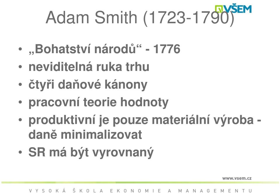 pracovní teorie hodnoty produktivní je pouze