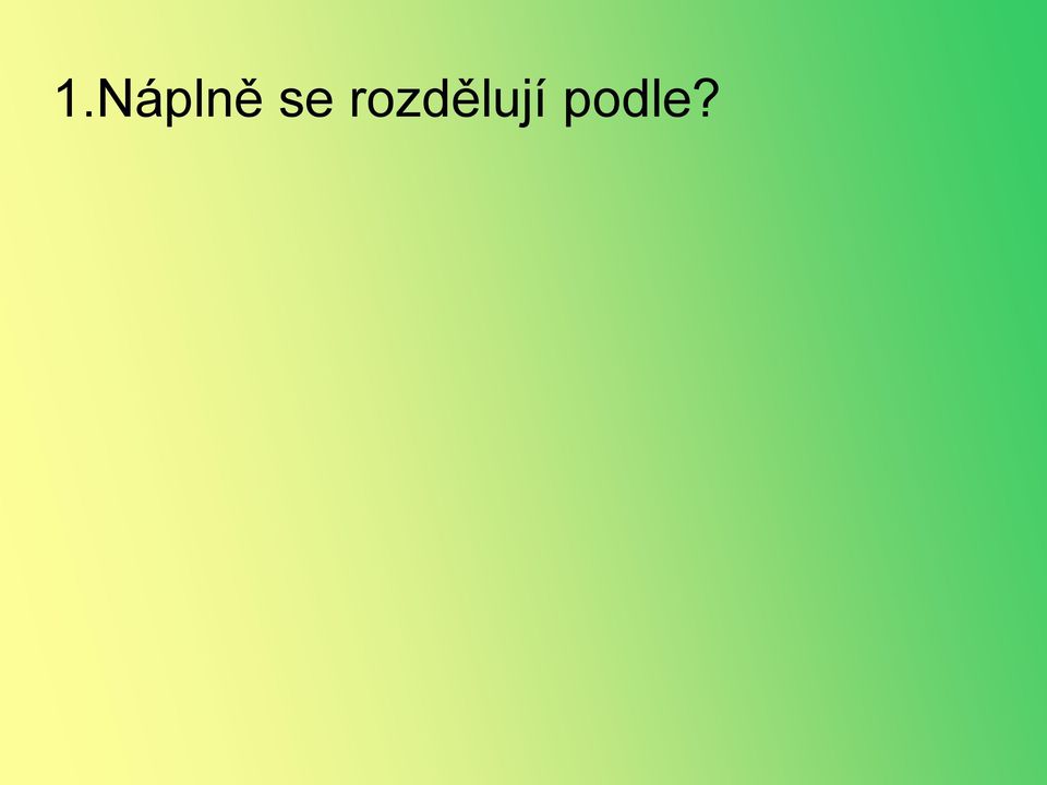 rozdělují