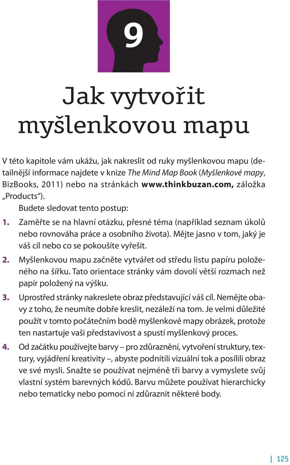 Mějte jasno v tom, jaký je váš cíl nebo co se pokoušíte vyřešit. 2. Myšlenkovou mapu začněte vytvářet od středu listu papíru položeného na šířku.