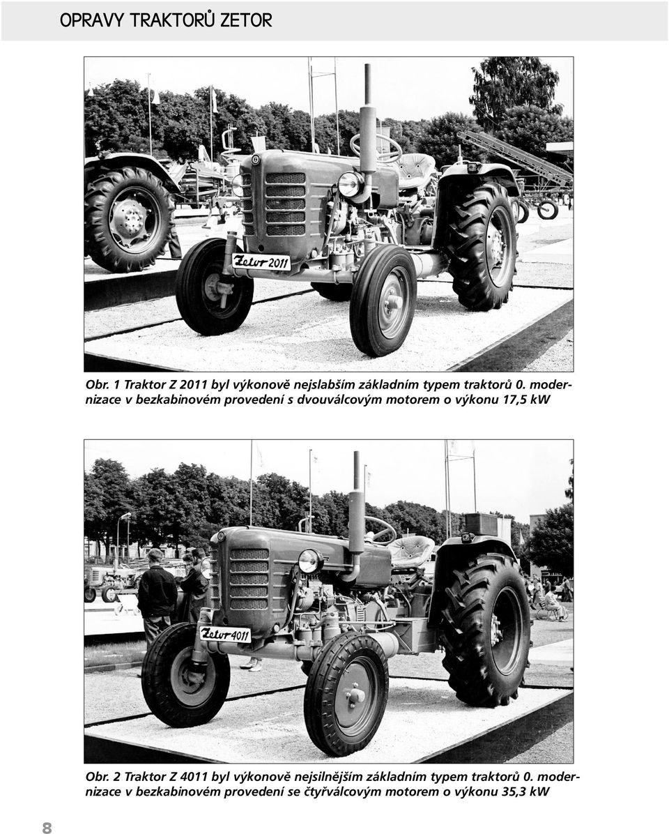 Opravy traktorů Zetor - PDF Stažení zdarma