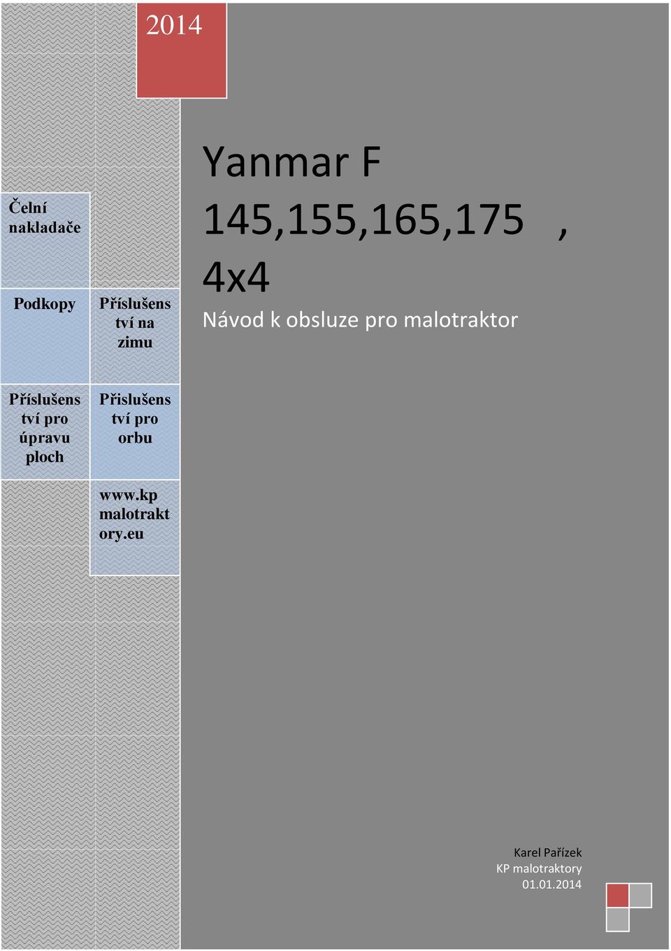 Příslušens tví pro úpravu ploch Přislušens tví pro orbu