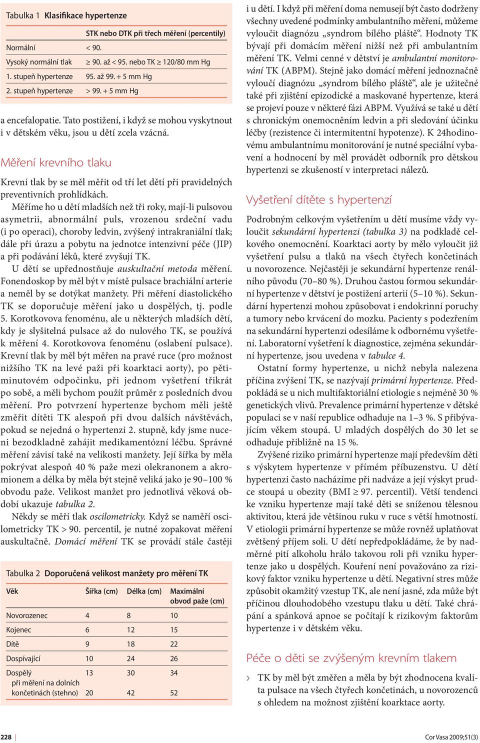 + 5 mm Hg Krevní tlak by se měl měřit od tří let dětí při pravidelných preventivních prohlídkách.