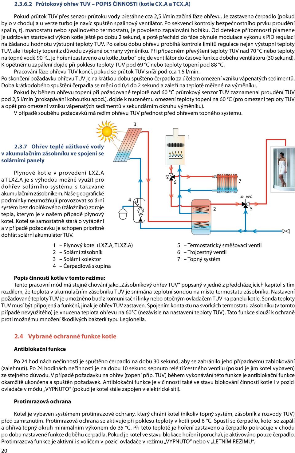 manostatu nebo spalinového termostatu, je povoleno zapalování hořáku.