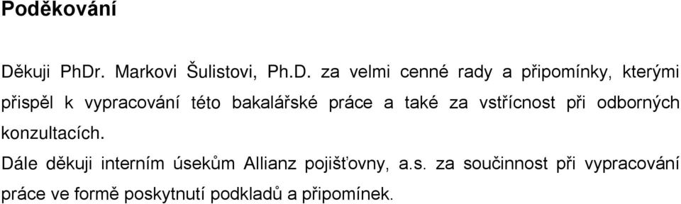 . Markovi Šulistovi, Ph.D.