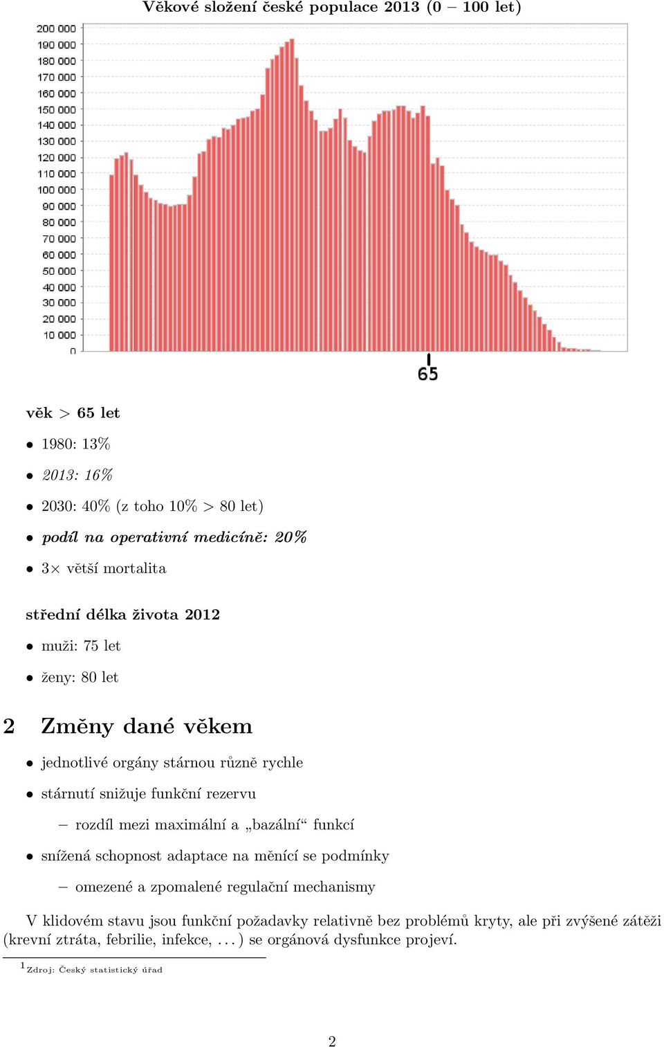 rozdíl mezi maximální a bazální funkcí snížená schopnost adaptace na měnící se podmínky omezené a zpomalené regulační mechanismy V klidovém stavu jsou funkční