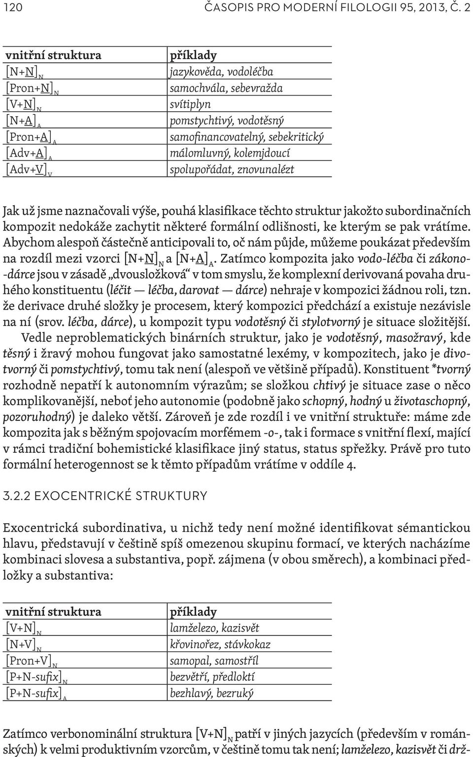 sebekritický málomluvný, kolemjdoucí spolupořádat, znovunalézt Jak už jsme naznačovali výše, pouhá klasifikace těchto struktur jakožto subordinačních kompozit nedokáže zachytit některé formální