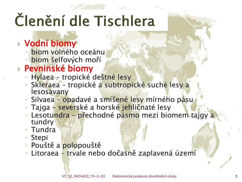 horské jehličnaté lesy Lesotundra přechodné pásmo mezi biomem tajgy a tundry Tundra Stepi Pouště a