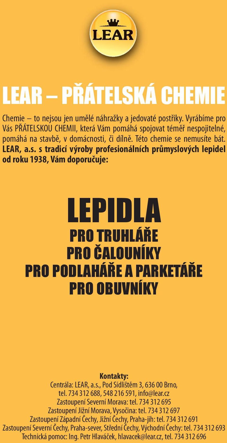 PŘÁTELSKOU CHEMII, která Vám pomáhá sp