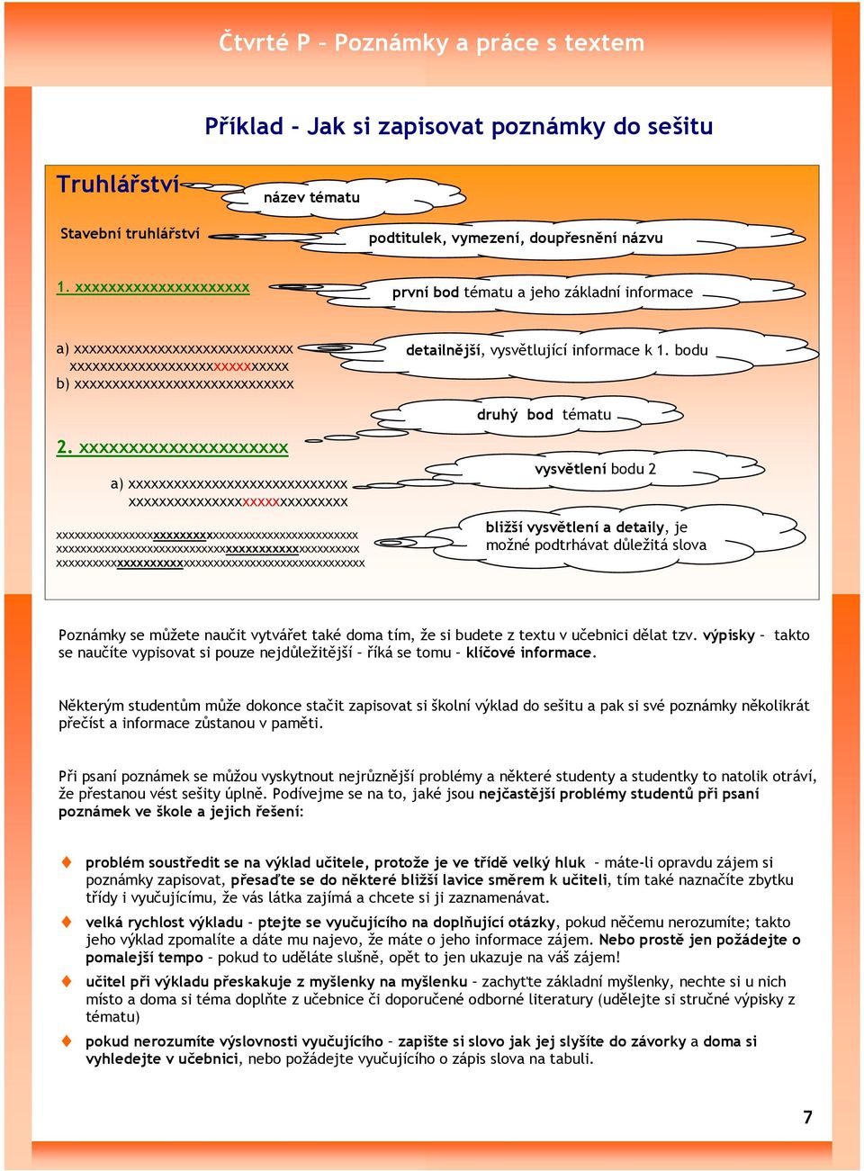 xxxxxxxxxxxxxxxxxxxxxxxxxxxxx detailnější, vysvětlující informace k 1. bodu 2.