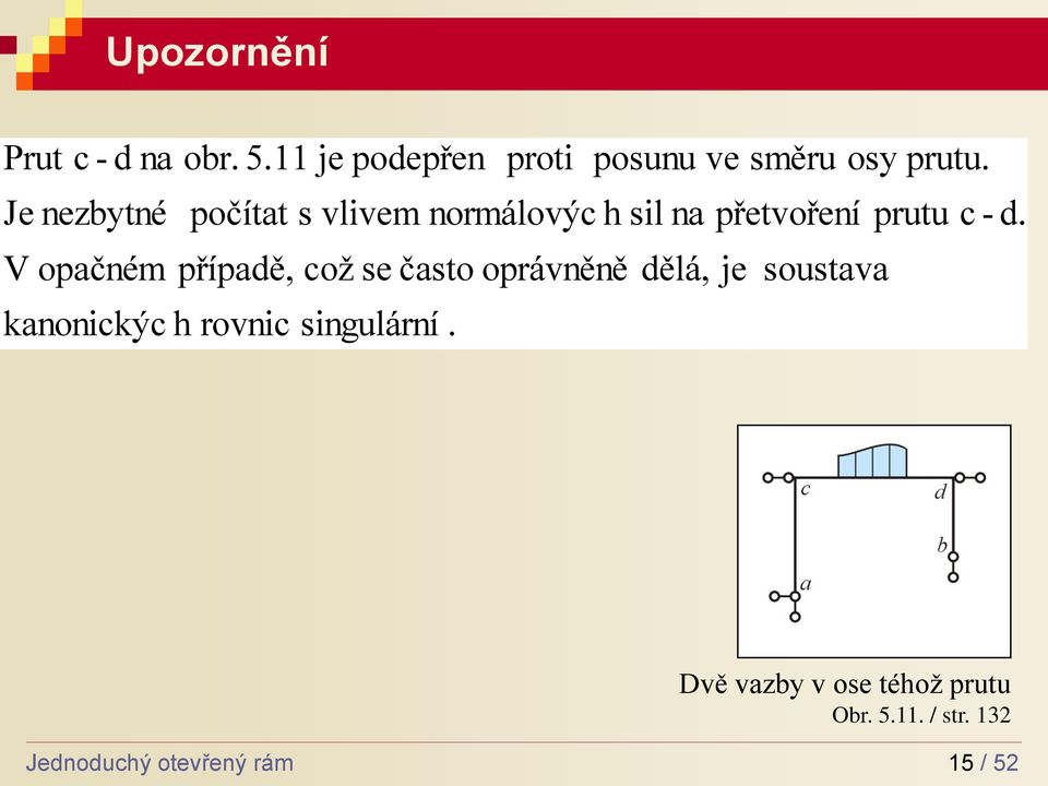 V opčném přípdě, což se čsto oprávněně dělá, je soustv knonickýc h rovnic