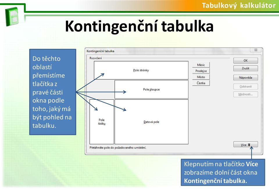 být pohled na tabulku.