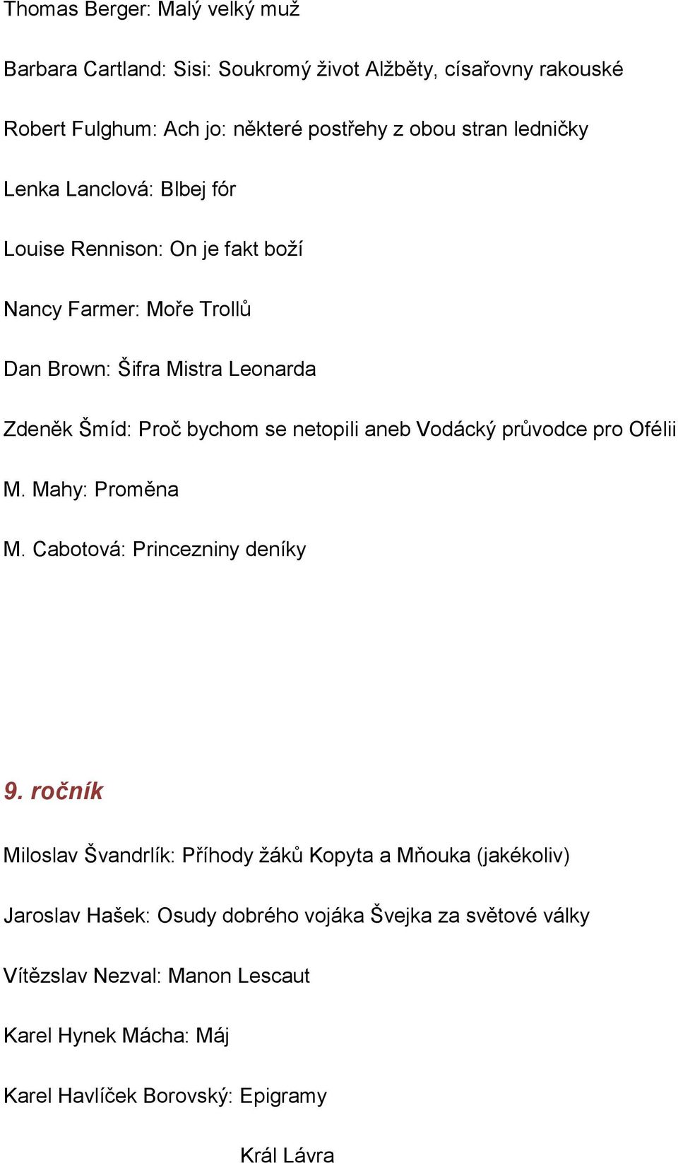 netopili aneb Vodácký průvodce pro Ofélii M. Mahy: Proměna M. Cabotová: Princezniny deníky 9.