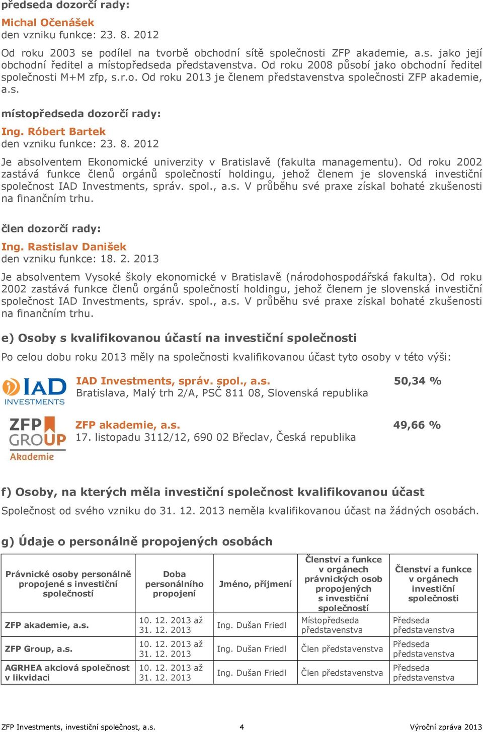 2012 Je absolventem Ekonomické univerzity v Bratislavě (fakulta managementu).