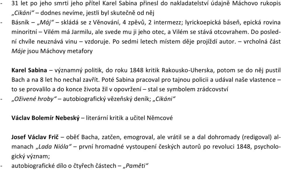 Po sedmi letech místem děje projíždí autor.