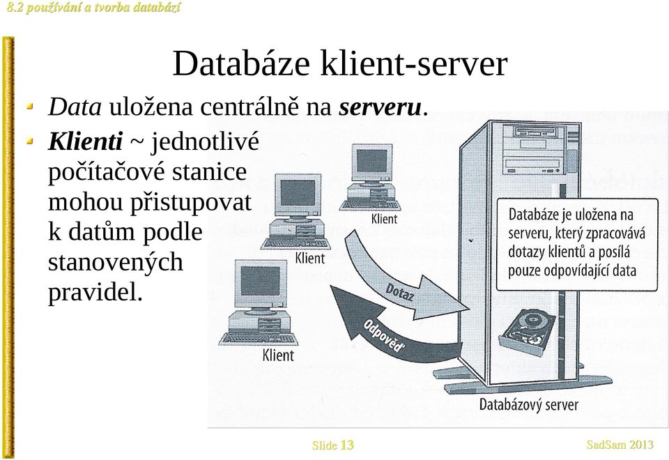 Klienti ~ jednotlivé počítačové stanice