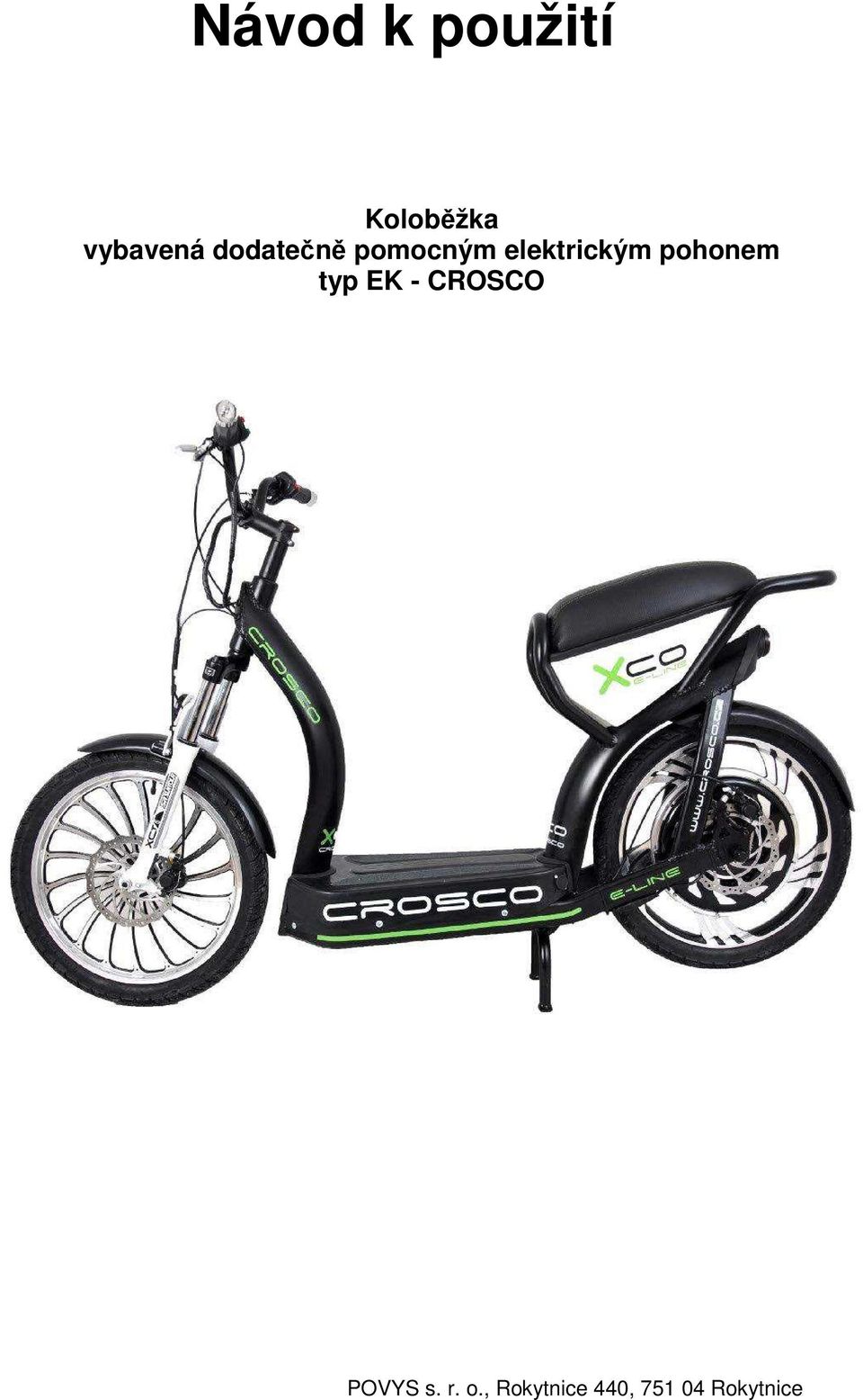 pohonem typ EK - CROSCO POVYS s. r.