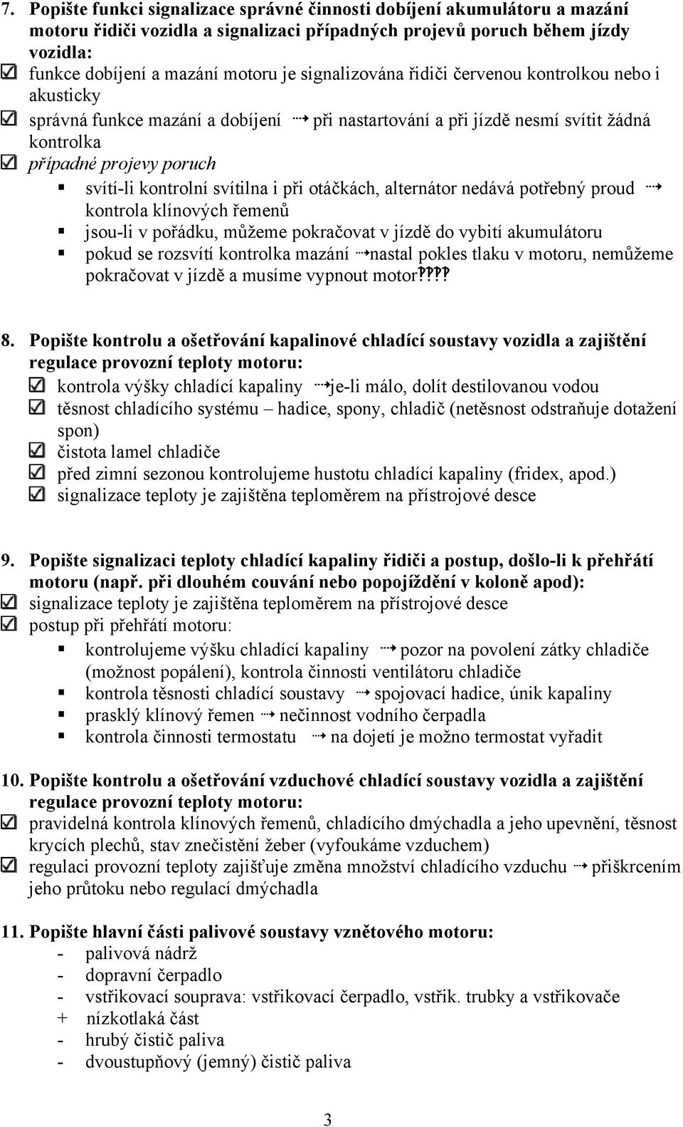 OTÁZKY Z OVLÁDÁNÍ A ÚDRŽBY VOZIDLA - PDF Free Download