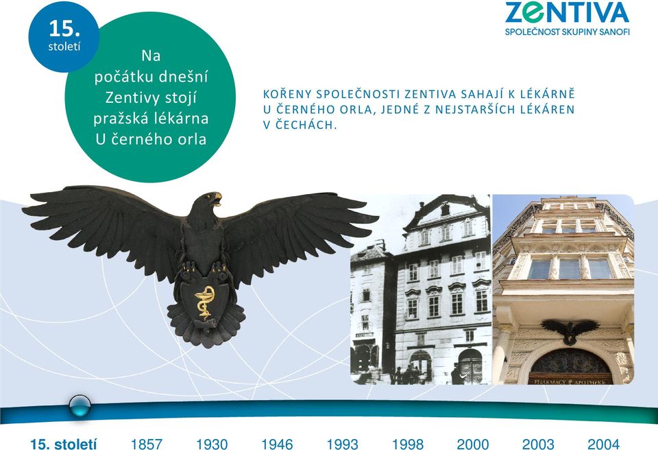 K LÉKÁRNĚ U ČERNÉHO ORLA, JEDNÉ Z NEJSTARŠÍCH LÉKÁREN V