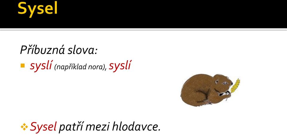 nora), syslí