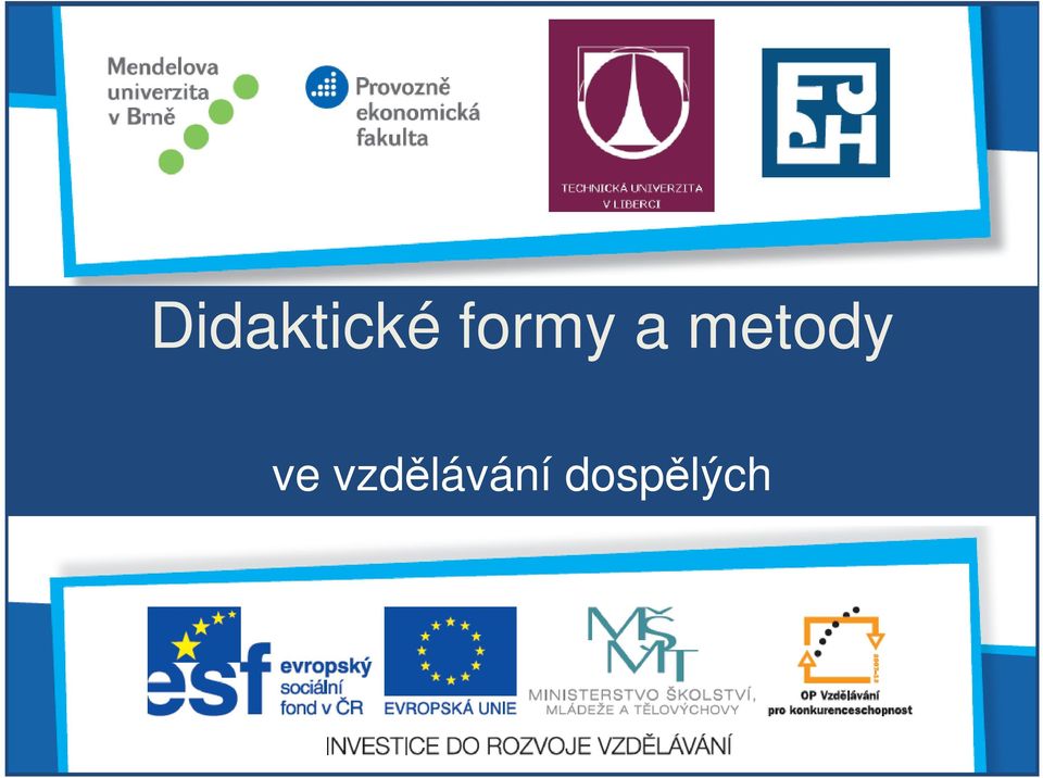 metody ve