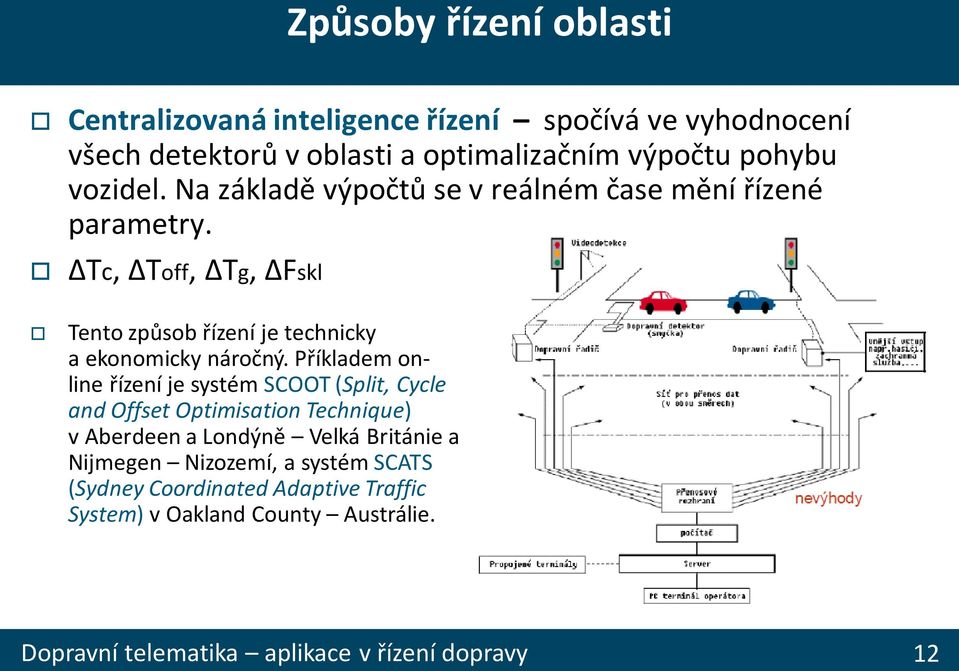 Tc, Toff, Tg, Fskl Tento způsob řízení je technicky a ekonomicky náročný.