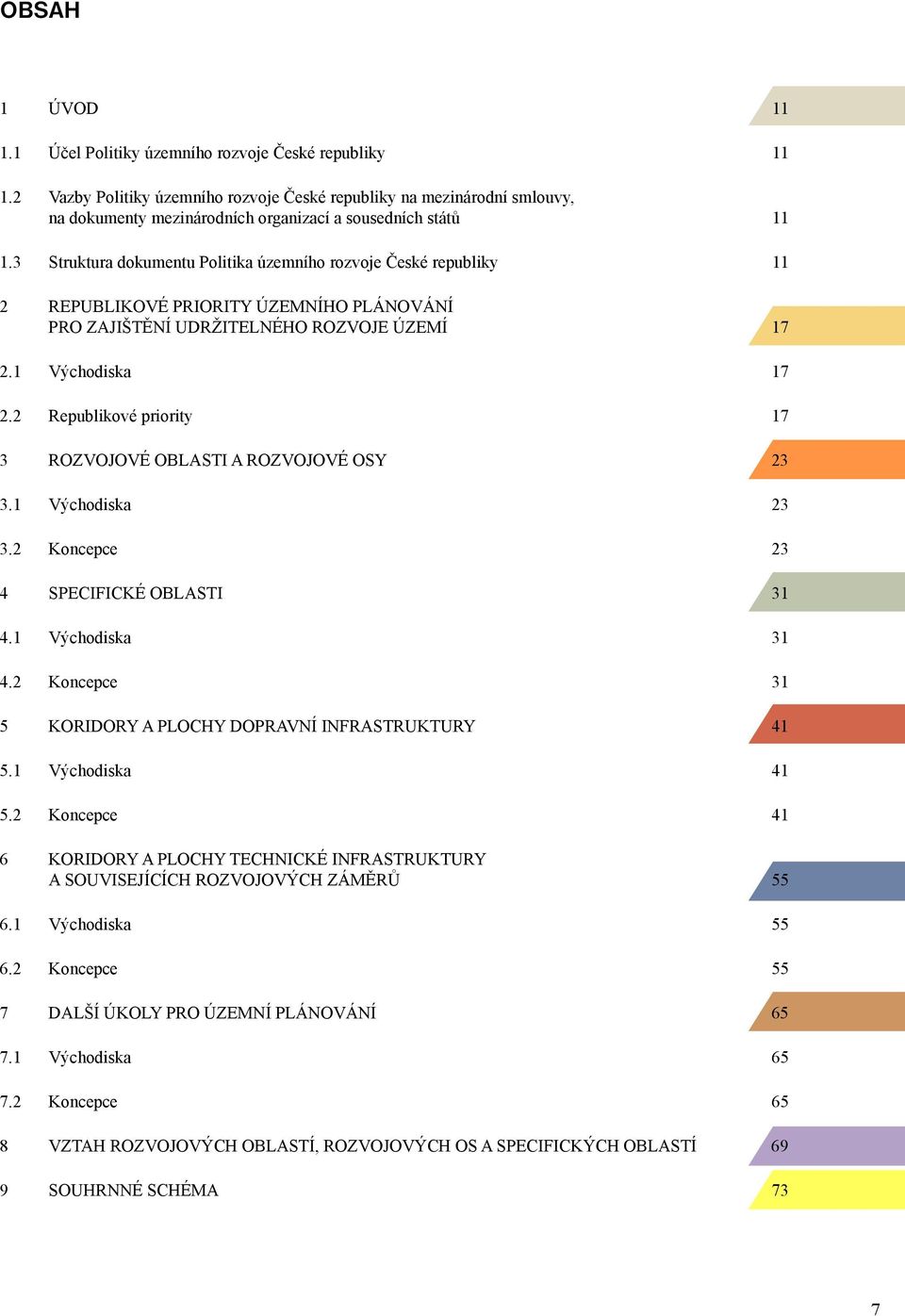 3 Struktura dokumentu Politika územního rozvoje České republiky 11 2 REPUBLIKOVÉ PRIORITY ÚZEMNÍHO PLÁNOVÁNÍ PRO ZAJIŠTĚNÍ UDRŽITELNÉHO ROZVOJE ÚZEMÍ 17 2.1 Východiska 17 2.