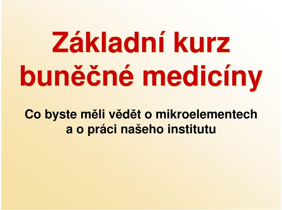 vědět o mikroelementech