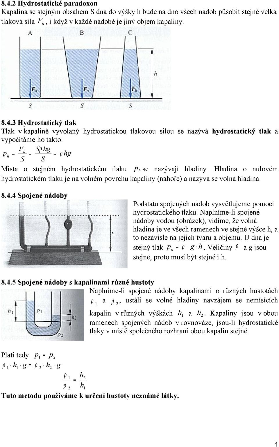 8. Mechanika kapalin a plynů - PDF Stažení zdarma