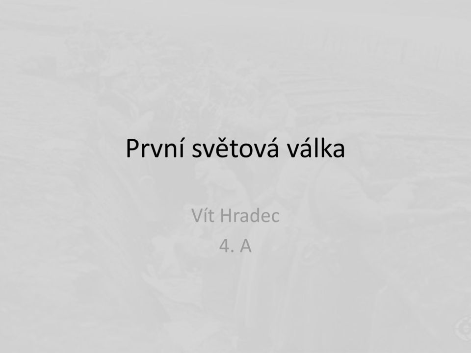 válka Vít