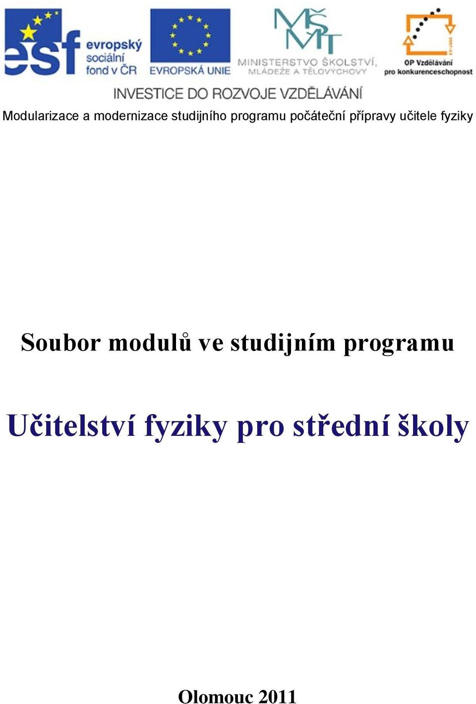 Učitelství fyziky