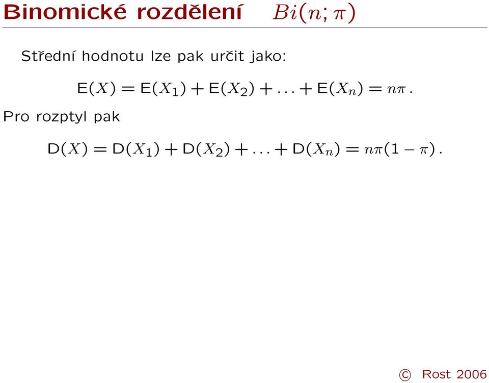 +... + E(X n ) = nπ.