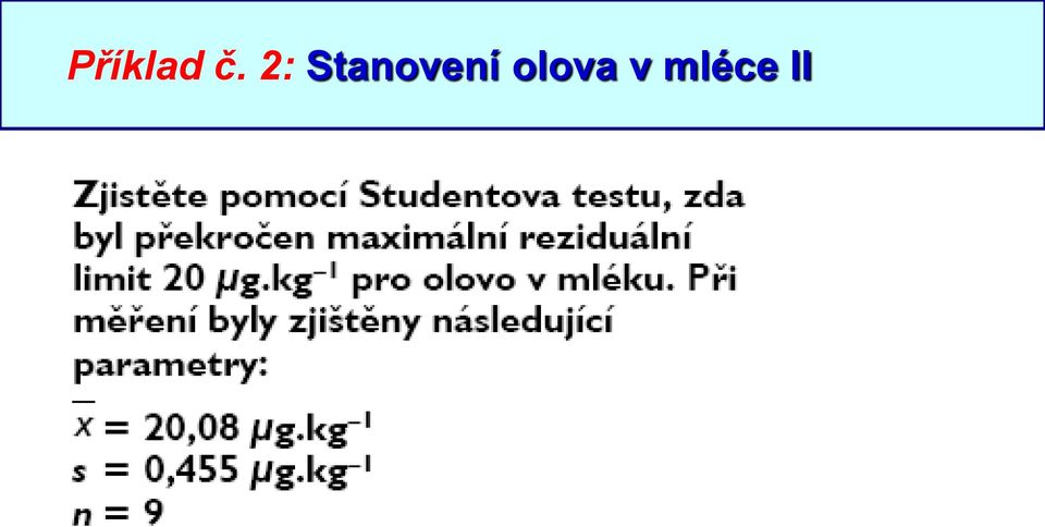 Stanovení