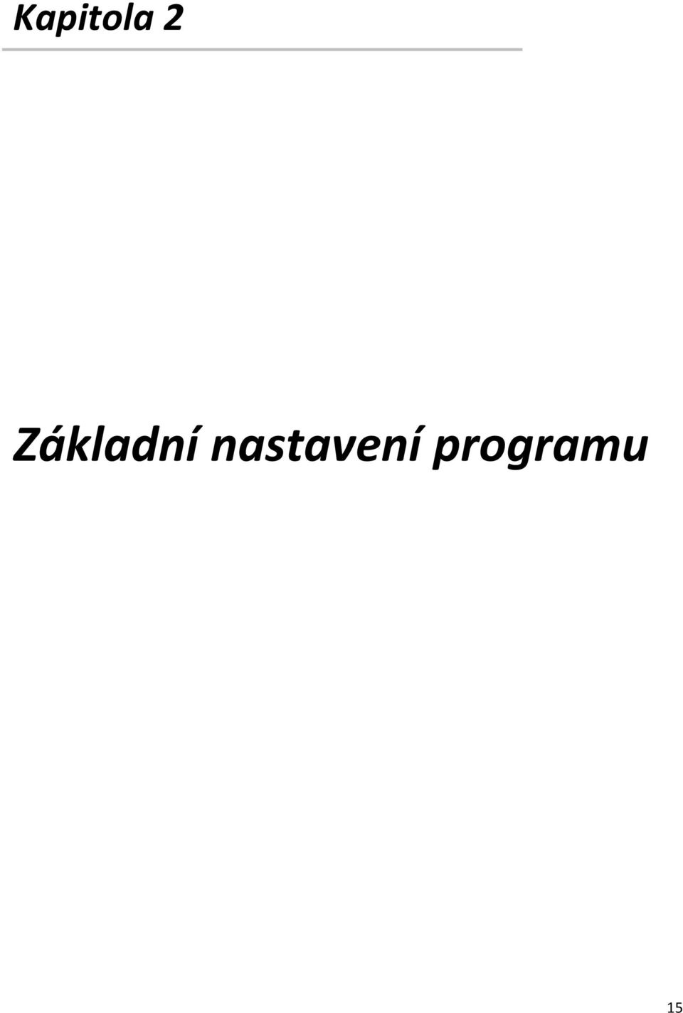 nastavení