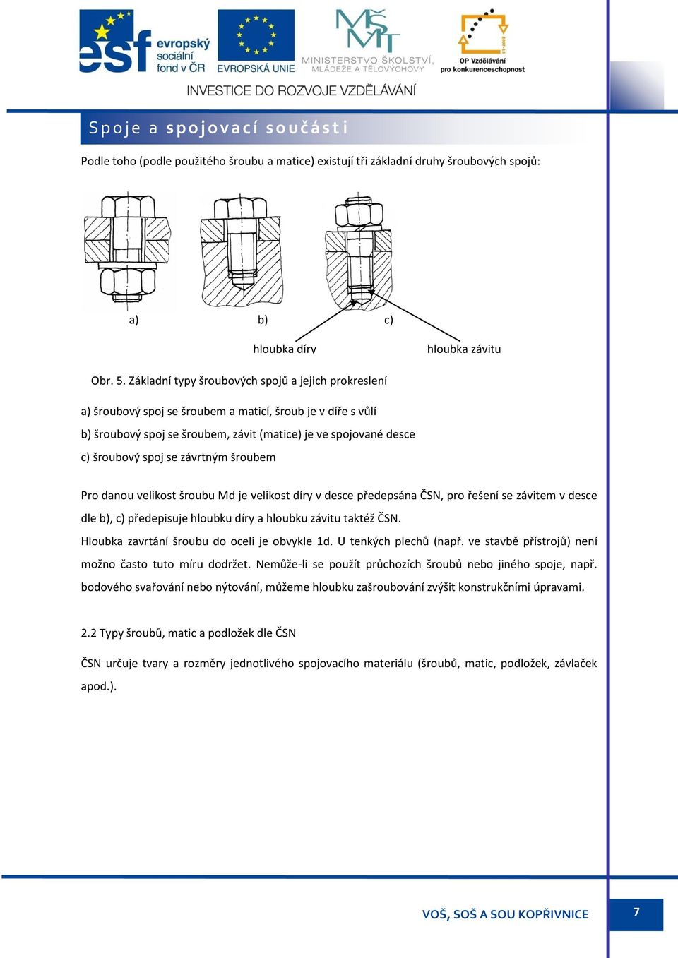 Spoje ve strojírenství - PDF Stažení zdarma