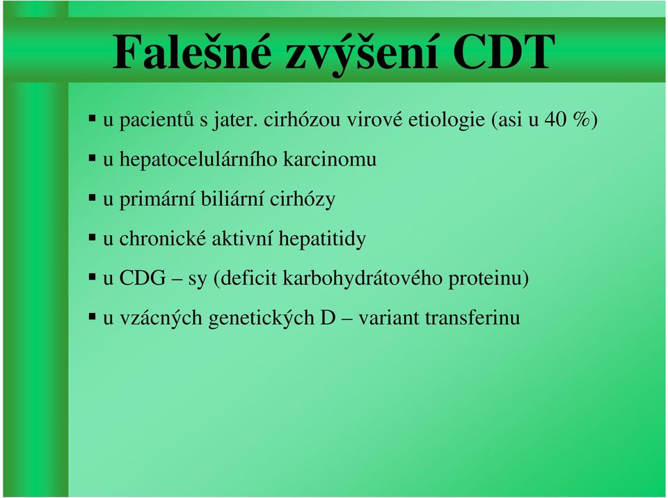 karcinomu u primární biliární cirhózy u chronické aktivní