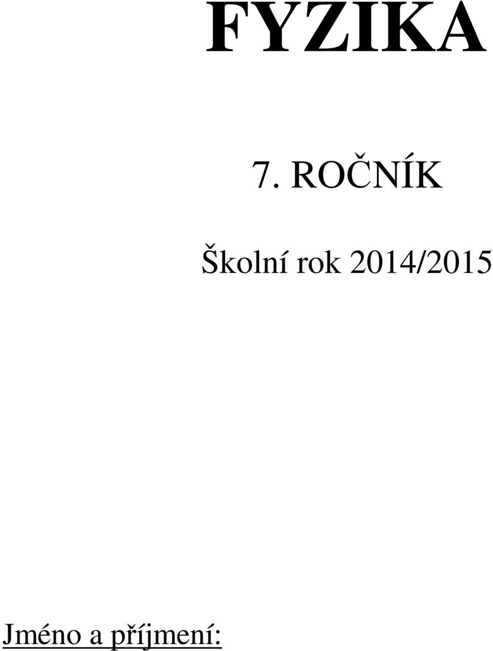 rok 2014/2015