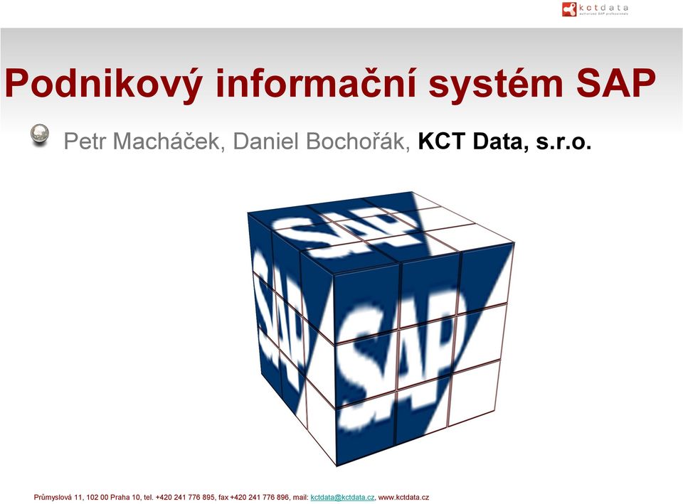 Podnikový informační systém SAP - PDF Free Download
