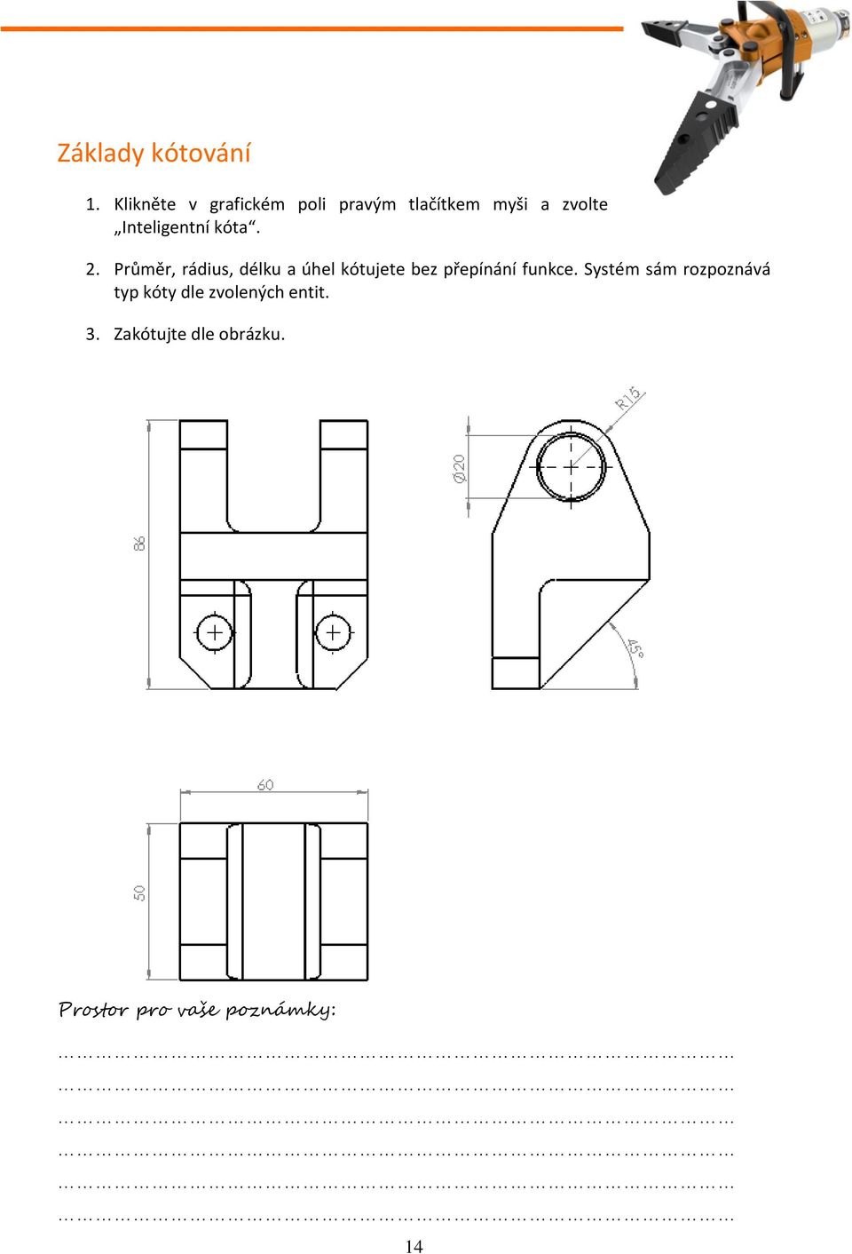 Inteligentní kóta. 2.