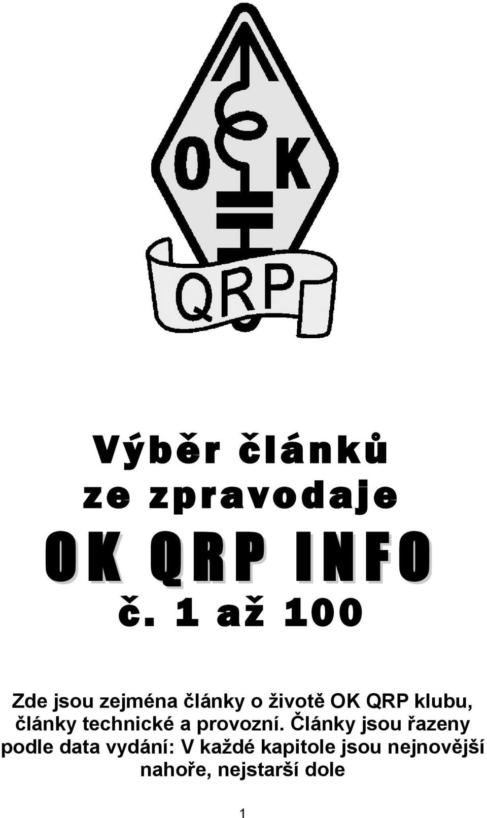 články technické a provozní.