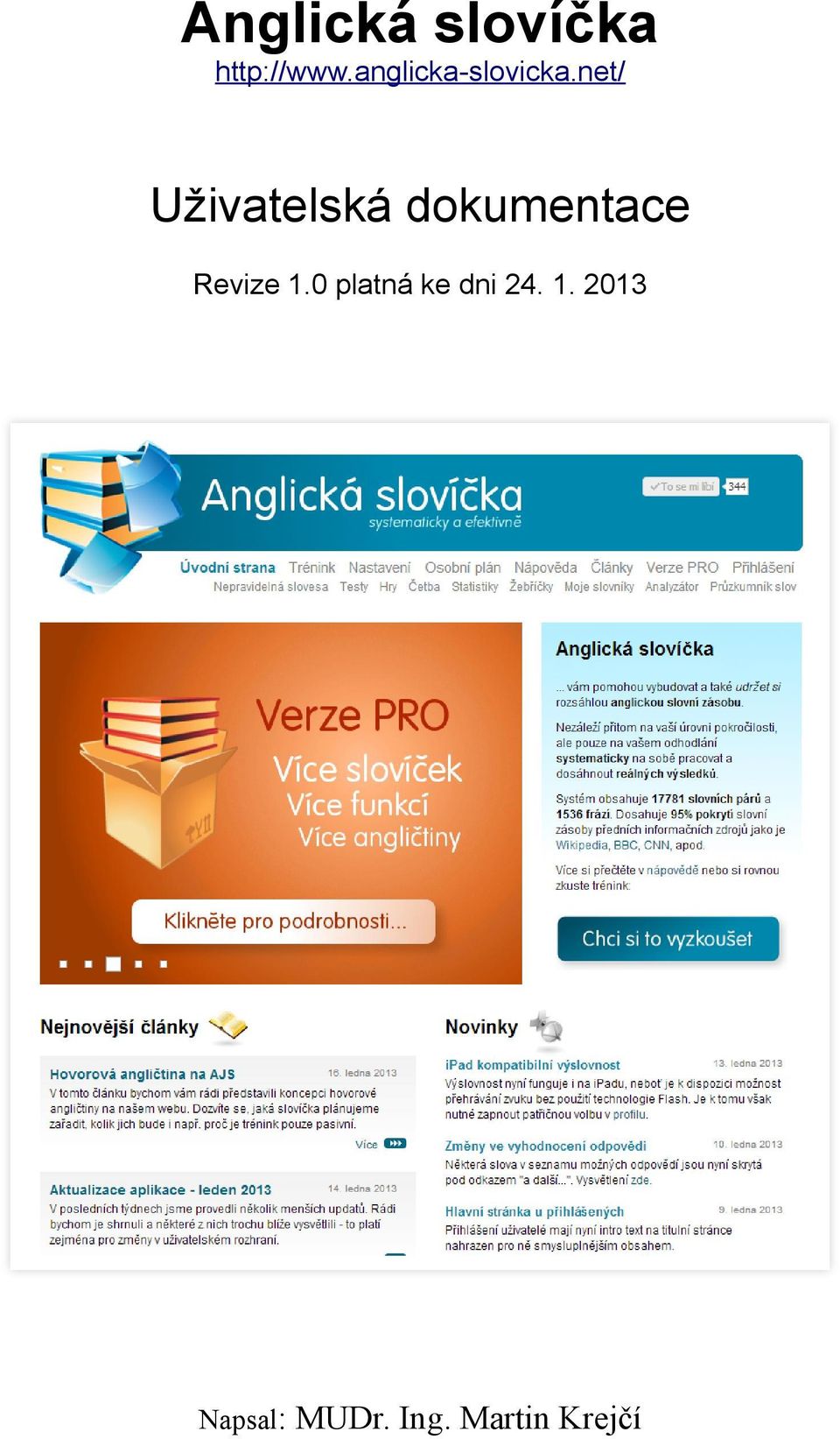 net/ Uživatelská dokumentace Revize