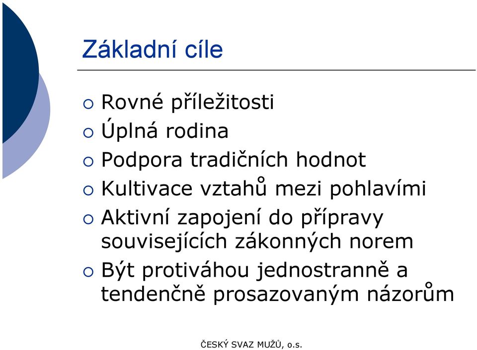 Aktivnízapojenído přípravy souvisejících zákonných